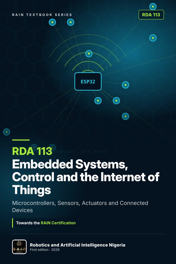 Cover of RDA 113 Embedded Systems, Control and the Internet of Things
